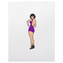 Lady Mini Kleid Purple letterhead by frengi Lady Mini Kleid Purple letterhead