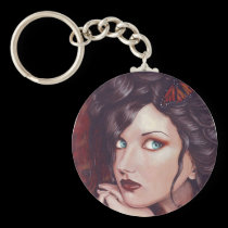 Lady Monarch keychain keychains