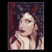 Lady Monarch Postcard postcards