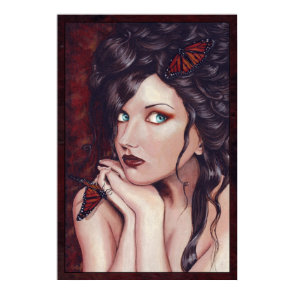 Lady Monarch Poster print