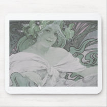 Lady Nature Mousepad by myhome71 Lady Nature Mousepad