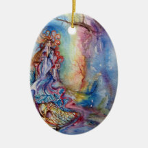 LADY OF LAKE , Magic and Mystery Christmas Tree Ornament