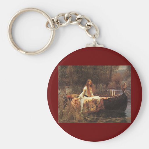 Lady of Shalott by John Waterhouse Key Chain