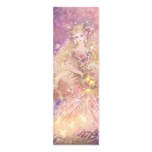 Lady of the Forest Bookmark Business Card (front side)