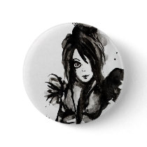 Lady of the inks buttons