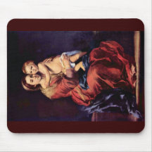 Lady Of The Rosary Mousepads