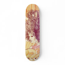 Lady of the sea skate deck
