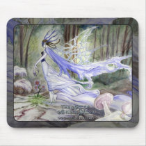 Lady of Winter Mousepad mousepads