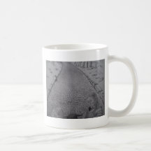 Lady on the rock,Brick road Coffee Mug