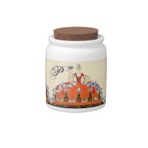 LADY ORANGE FASHION COSTUME DESIGNER MAKEUP ARTIST CANDY DISHES