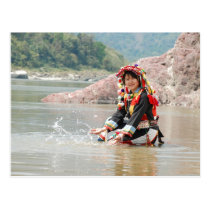 Lady Padaung postcards