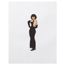 Lady Pin Up Abendkleid flyers by frengi Lady Pin Up Abendkleid flyers