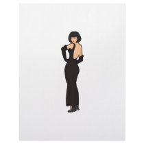 Lady Pin Up Abendkleid letterhead by frengi Lady Pin Up Abendkleid letterhead
