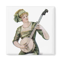 Lady Player Magnet magnets