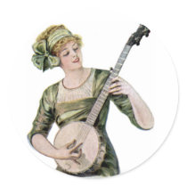 Lady Player Sticker stickers
