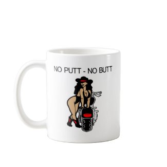 Lady Rider No Putt No Butt mug