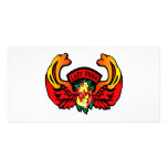 Lady Rider Rose &amp; Wings Photo Greeting Card