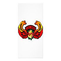 Lady Rider Rose & Wings rack cards