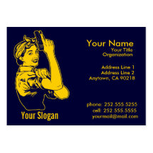 Lady Shooter  Business Cards