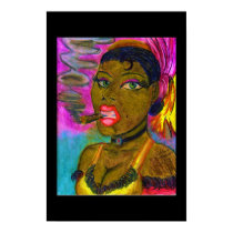 Lady Smoking a Cigar posters by Chocolate_honeybee Lady Smoking a Cigar posters