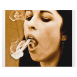 lady smoking letterhead