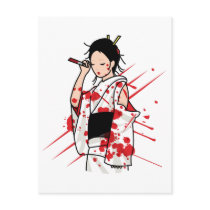 Lady Snow Blood postcards by thecuteinstitute Lady Snow Blood postcards