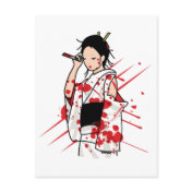Lady Snow Blood Post Card