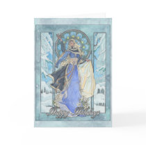 Lady Snowflake Card cards