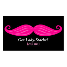 Lady-Stache Bizcard Business Card