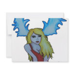 lady stag personalized announcement