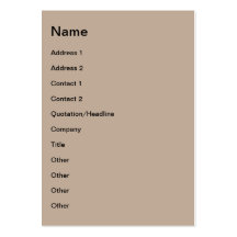 Lady statue business card