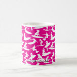 Lady Surfer Collage Mugs