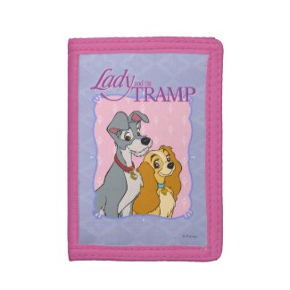 Lady & the Tramp Tri-fold Wallets
