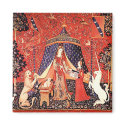"Lady & the Unicorn" magnets by Aquavel "Lady & the Unicorn" magnets