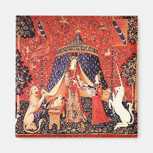 "Lady & the Unicorn" Magnets