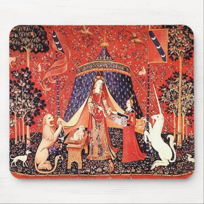 "Lady & the Unicorn" Mouse Mats by Aquavel