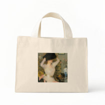 Lady Trying on a Hat, by Frank W. Benson Tote Bag