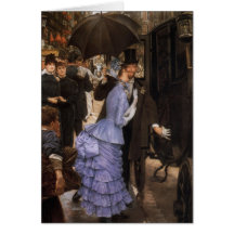 Lady Victorian Traveler Card