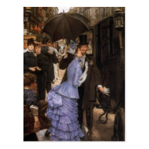 Lady Victorian Traveler Post Cards