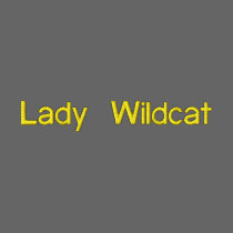 Lady Wildcat zippered sweatshirt embroidered shirts