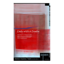 lady with a lapdog 2 posters by BURTSUN lady with a lapdog 2 posters