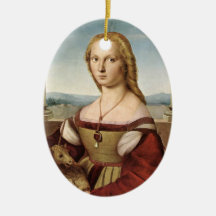 Lady with a Unicorn by Raphael Ornament