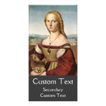 Lady with a Unicorn Custom Photo Card