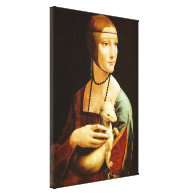 Lady with an Ermine,leonardo da Vinci Gallery Wrapped Canvas