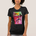 LADY WITH BLACK CAT SHIRTS