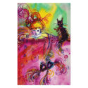 LADY WITH BLACK CAT stationery