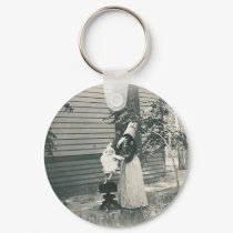 lady with bonnet child seat keychains by amazingvintage lady with bonnet child seat keychains