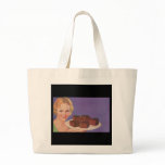 lady with brownie ad bag