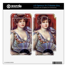 Lady with fan by Pierre Renoir LG Optimus 2X Decals