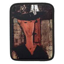 Lady With Hat by Amedeo Modigliani iPad Sleeve
